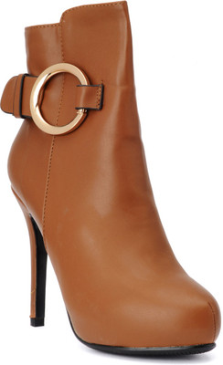 

Bruno Manetti 614-6 Boots For Women(Tan