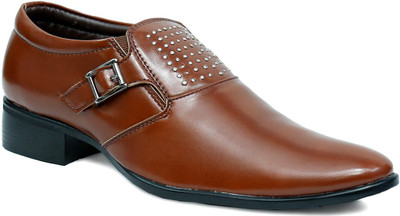 

Braavosi Diamond Monk Strap For Men(Brown