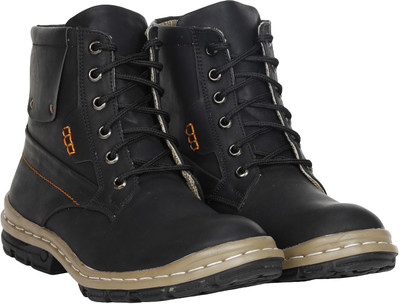 

Kraasa Live Up Boots For Men(Black