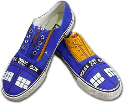 

F-Gali The Doctor Who Low Top Canvas Shoes Canvas Shoes For Men(Multicolor