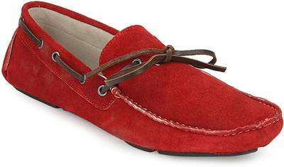 

Knotty Derby Red Riddle Boat Shoes For Men(Red