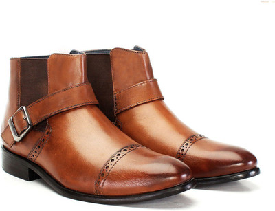 

Brune TAN LEATHER BRYCE BOOT Monk Strap For Men(Tan