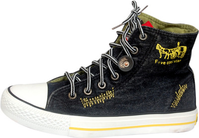 

Pu Assma Canvas Shoes For Women(Black