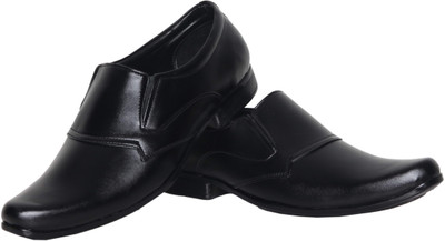 

Azzaro Black Saffari Slip On Shoes For Men(Black