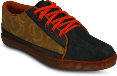

Get Glamr Stylish Lace up Sneakers For Men(Black