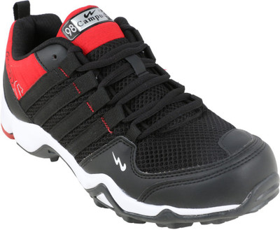 

Action Campus 3G431 Running Shoes For Men(Black, Red, Black and red