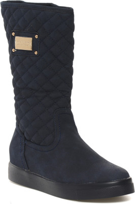 

Flat n Heels Boots For Women(Navy)