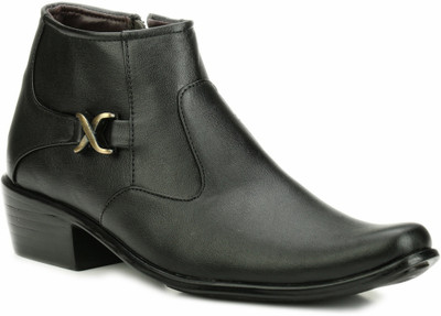 

Mactree Chain Boot Slip On Shoes For Men(Black