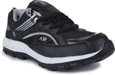 

11e Walking Shoes For Men(Black, Silver), Black_9