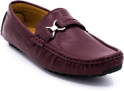 

Belle Gambe Elegant Loafers For Men(Maroon