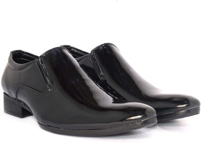 

Alberto Calza Starlife Patent Slip On For Men(Black