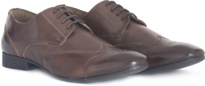 

Knotty Derby Alastor Wing Cap Brogue Lace up For Men(Brown, Brown+tan