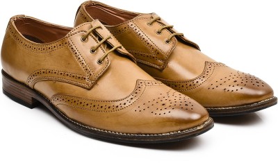 

Rozo Oxford Brogues For Men(Beige