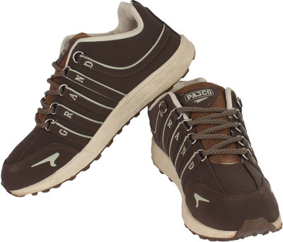 

Pasco Grand Crm Brown Pasco Sports Running Shoes For Men(Brown