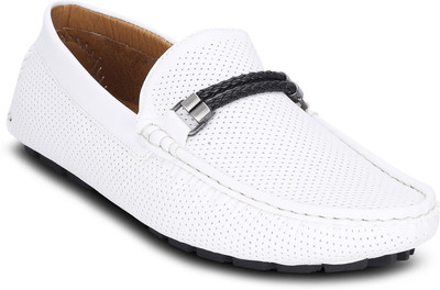 

Get Glamr Ties Loafers For Men(White