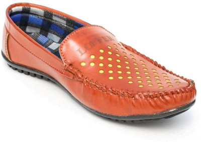 

TheWhoop Mens Tan Casulas Loafers For Men(Tan