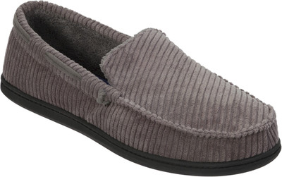 

Dearfoams Corduroy (Grey) Moccasin Large Casuals For Men(Grey)