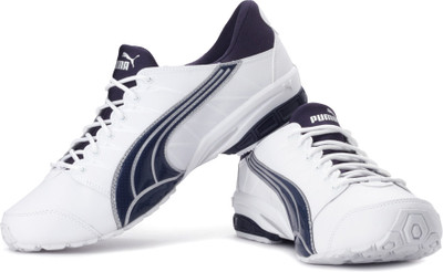 

Puma Lumeia Running Shoes For Men(White, Navy, 02;white;new navy;silver metallic
