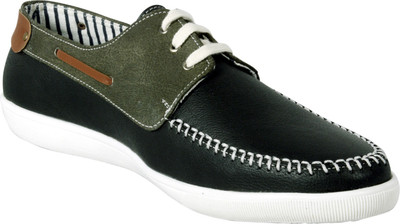 Awalk Boat Shoes For Men(Green