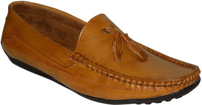 

Style 98 Tan Trendy Loafers For Men(Tan)