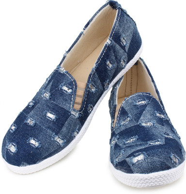 

Moonwalk Loafers For Women(Navy, Blue