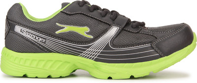 

Slazenger Melbourne Running Shoes For Men(Grey, Green, Dark grey/lime green