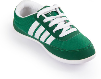 Asian Shoes Amaze Canvas Shoes For Men(Green, White