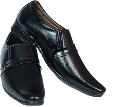 

Ultimate Black Formal Shoes Slip On For Men(Black