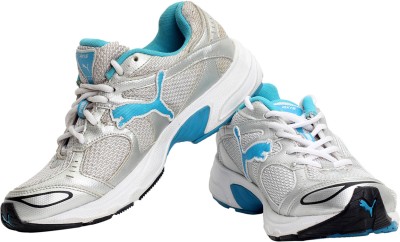 

Puma Running Shoes For Women(Silver, Blue, White-silver me