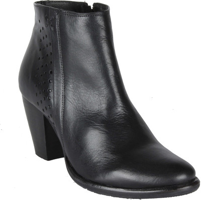 

Salt N Pepper 14-038 Marsha Black Boots Boots For Women(Black)