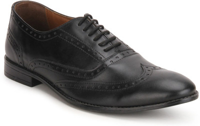 

Knotty Derby Marcus Wing Cap Brogue Lace Up Shoes For Men(Black