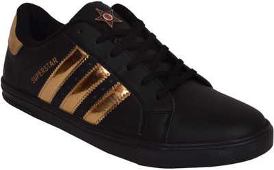

M & M Black Sneakers For Men(Black
