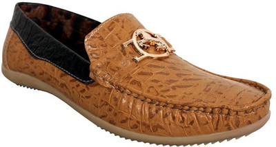 

Oora Wrinkle Beige Loafers For Men(Beige
