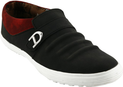 

Kraasa Mettalic Grace Canvas Shoes For Men(Black, Brown)