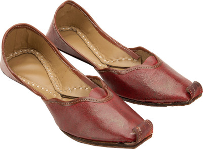 

Footrendz Rooted Jutis For Women(Burgundy, Burgundy::red:: brown
