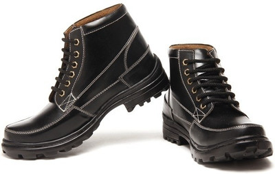 

Zapatoz Must have Black Boots Boots For Men(Black