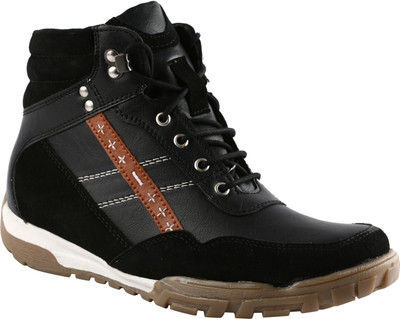 

Bacca Bucci Black Boots For Men(Black