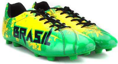 

Nivia Destroyer Brasil Men Football shoes For Men(Green, Yellow, Green/yell