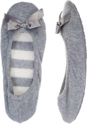 

Dearfoams Ballerina Party Wear Shoes For Women(Grey