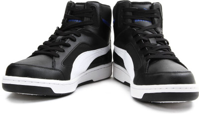 

Puma PUMA Rebound v.2 Hi Sneakers For Men(Black), Black-white