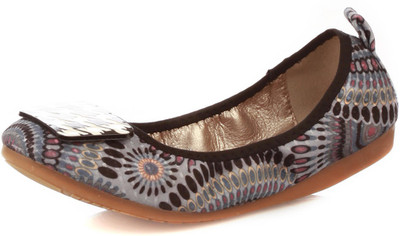 Vero Couture Peppy Print Bellies For Women(Grey, Grey-black