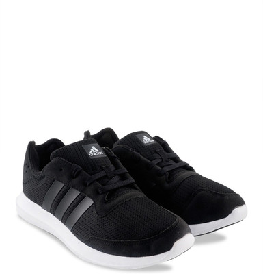 ADIDAS ELEMENT REFRESH M Running Shoes For Men(Black, Cblack/cblack/ftwwht
