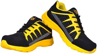 

V22 Hawk Running Shoes For Men(Black), Black;yellow