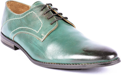 

Lemon & Vodka Lace Up Shoes For Men(Green)