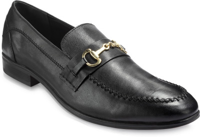 

Teakwood Slipons Loafers For Men(Black