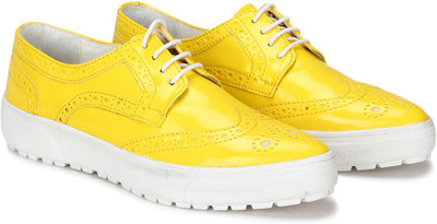 

Knotty Derby Alice Brogue Casuals For Women(Yellow