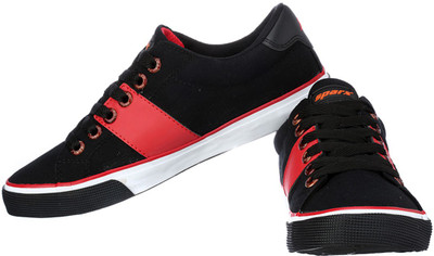

Sparx Stylish Black Sneakers For Men(Black, Red