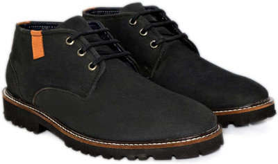 

Alberto Calza Suede Westros Boots For Men(Black