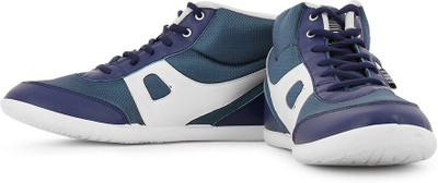 

Globalite Dash High Ankle Sneakers For Men(Navy, White