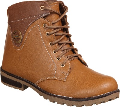 

Kraasa Rock Solid Boots For Men(Tan)